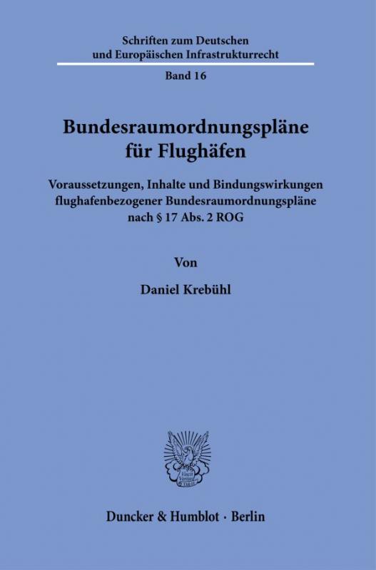 Cover-Bild Bundesraumordnungspläne für Flughäfen.
