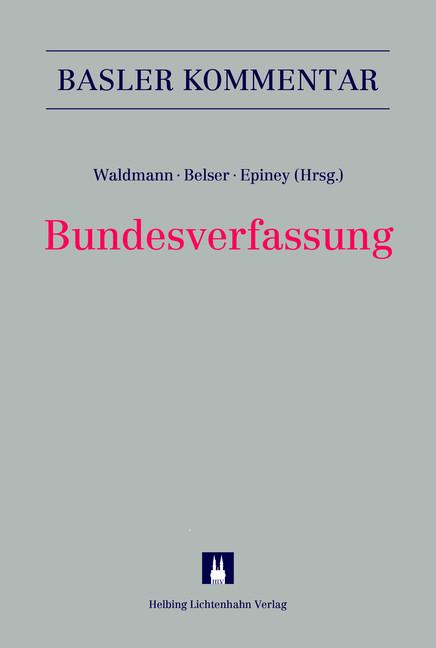 Cover-Bild Bundesverfassung (BV)