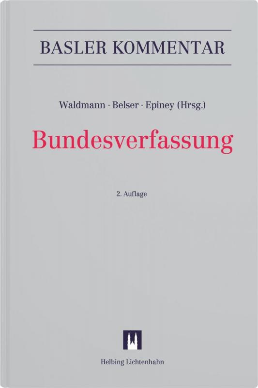 Cover-Bild Bundesverfassung (BV)