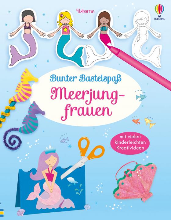 Cover-Bild Bunter Bastelspaß: Meerjungfrauen