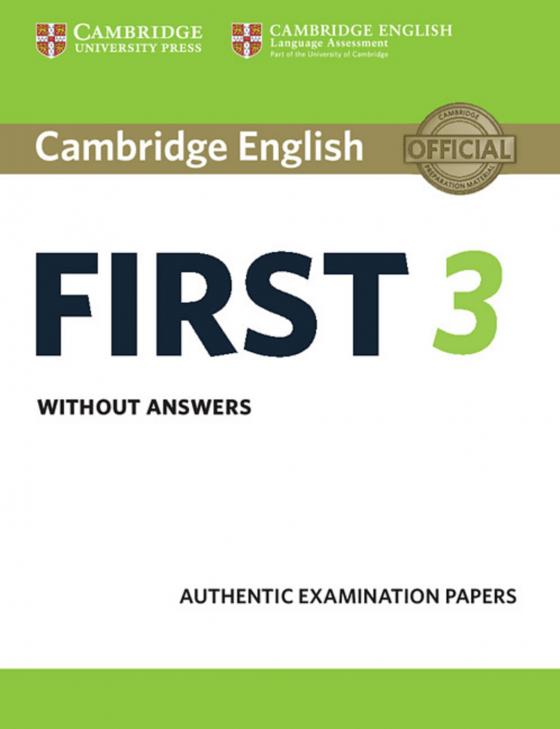 Cover-Bild Cambridge English First 3