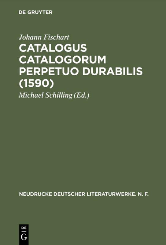 Cover-Bild Catalogus Catalogorum perpetuo durabilis (1590)
