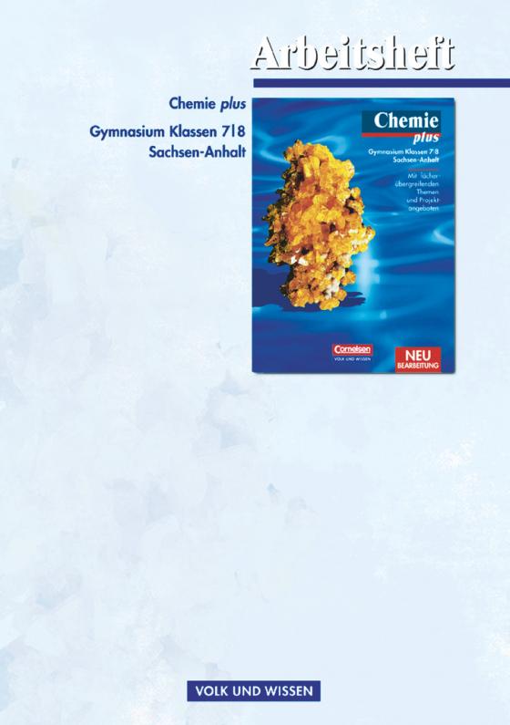 Cover-Bild Chemie plus - Gymnasium Sachsen-Anhalt - 7./8. Schuljahr