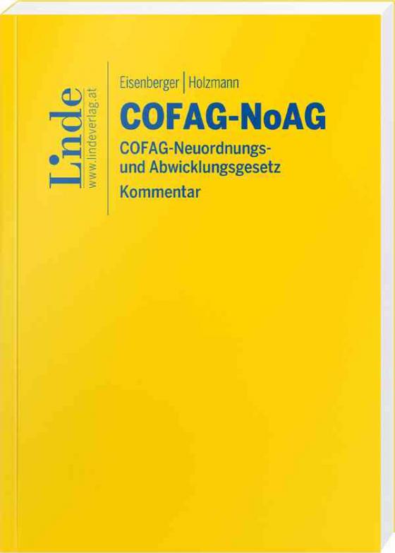 Cover-Bild COFAG-NoAG | COFAG-Neuordnungs- und Abwicklungsgesetz