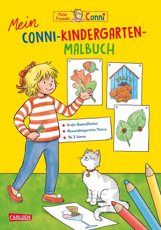 Cover-Bild Conni Gelbe Reihe (Beschäftigungsbuch): Mein Conni-Kindergarten-Malbuch