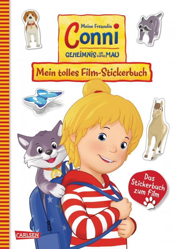 Cover-Bild Conni Gelbe Reihe (Beschäftigungsbuch): Meine Freundin Conni - Geheimnis um Kater Mau. Mein tolles Film-Stickerbuch