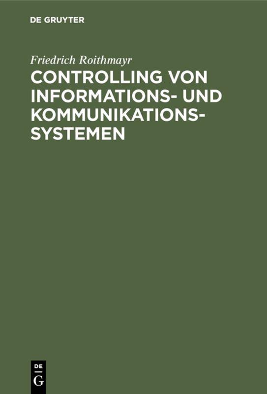 Cover-Bild Controlling von Informations- und Kommunikationssystemen