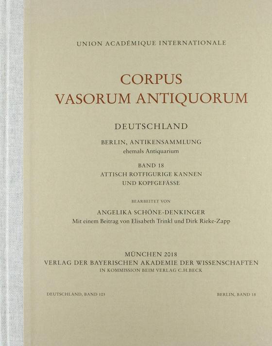 Cover-Bild Corpus Vasorum Antiquorum Deutschland Bd. 103: Berlin Band 18