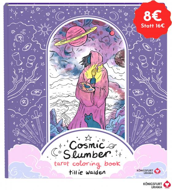 Cover-Bild Cosmic Slumber Tarot Coloring Book