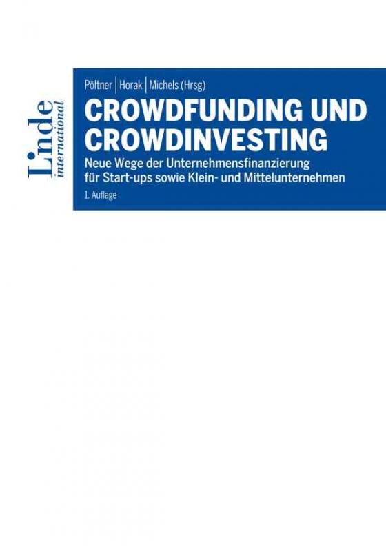 Cover-Bild Crowdfunding und Crowdinvesting