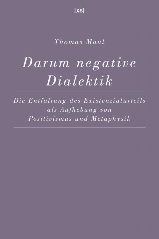 Cover-Bild Darum negative Dialektik