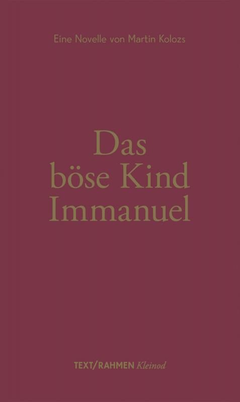 Cover-Bild Das Böse Kind Immanuel