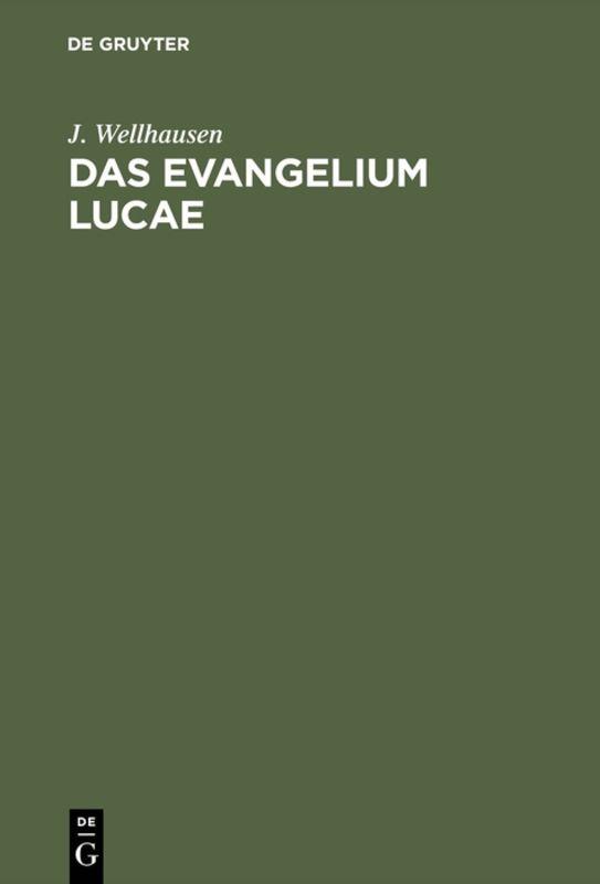 Cover-Bild Das Evangelium Lucae