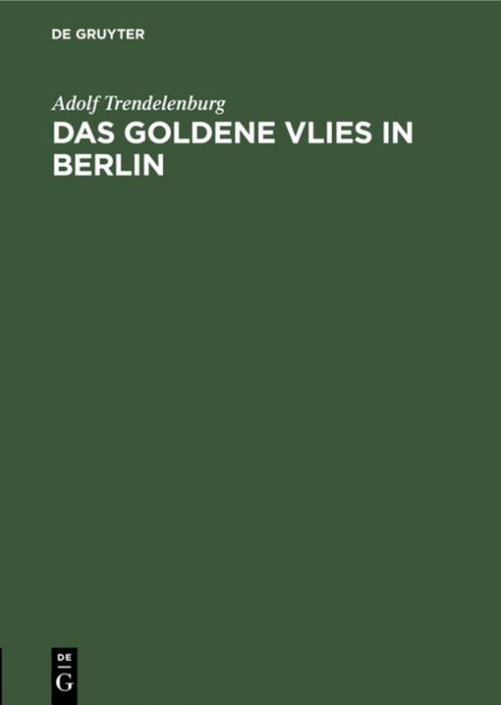 Cover-Bild Das goldene Vlies in Berlin