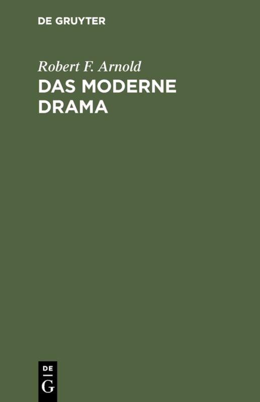Cover-Bild Das moderne Drama