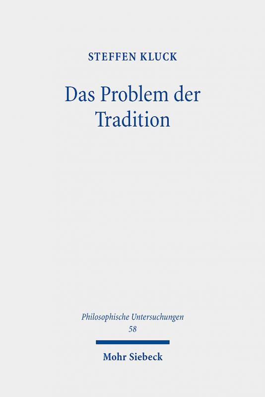 Cover-Bild Das Problem der Tradition