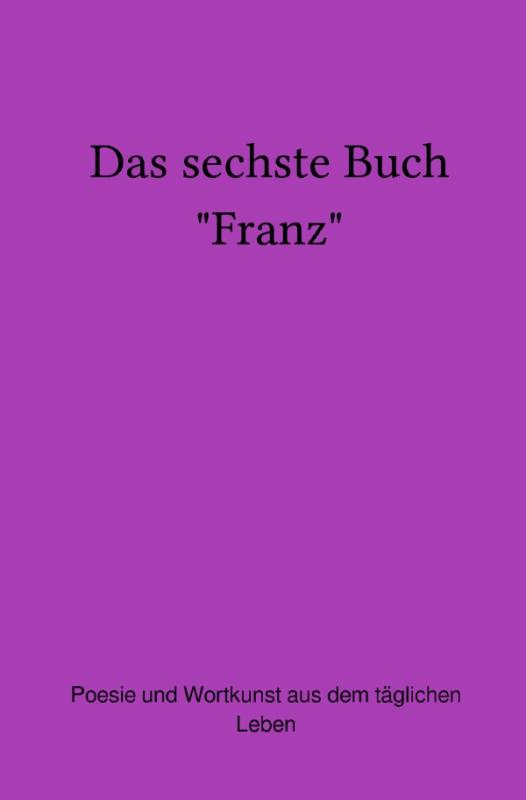 Cover-Bild Das sechste Buch "Franz"