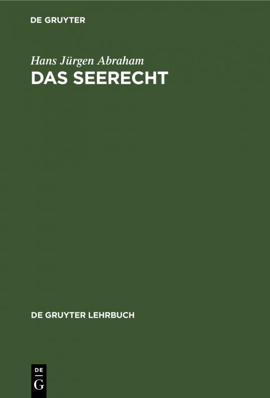 Cover-Bild Das Seerecht