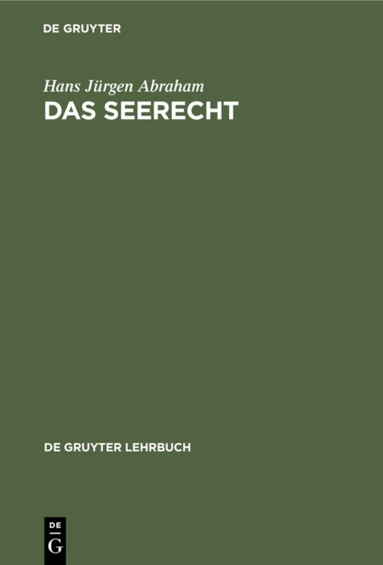 Cover-Bild Das Seerecht