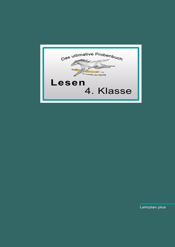 Cover-Bild Das ultimative Probenbuch Lesen 4. Klasse