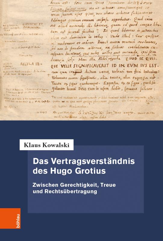 Cover-Bild Das Vertragsverständnis des Hugo Grotius