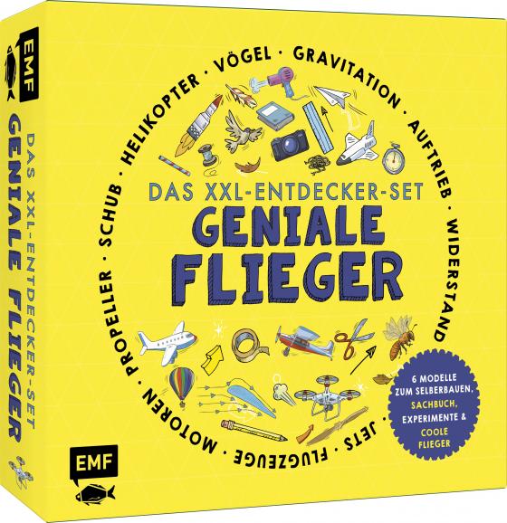 Cover-Bild Das XXL-Entdecker-Set – Geniale Flieger: 6 Modelle zum Selberbauen, Sachbuch, Experimente und faszinierende Flugmaschinen