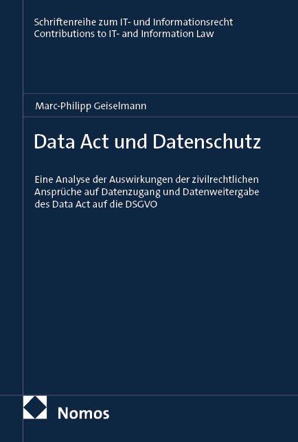 Cover-Bild Data Act und Datenschutz