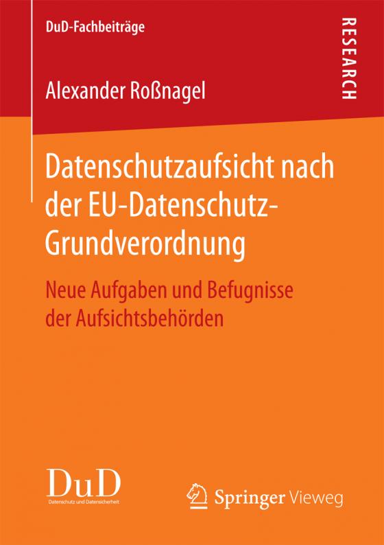 Cover-Bild Datenschutzaufsicht nach der EU-Datenschutz-Grundverordnung