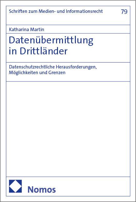 Cover-Bild Datenübermittlung in Drittländer