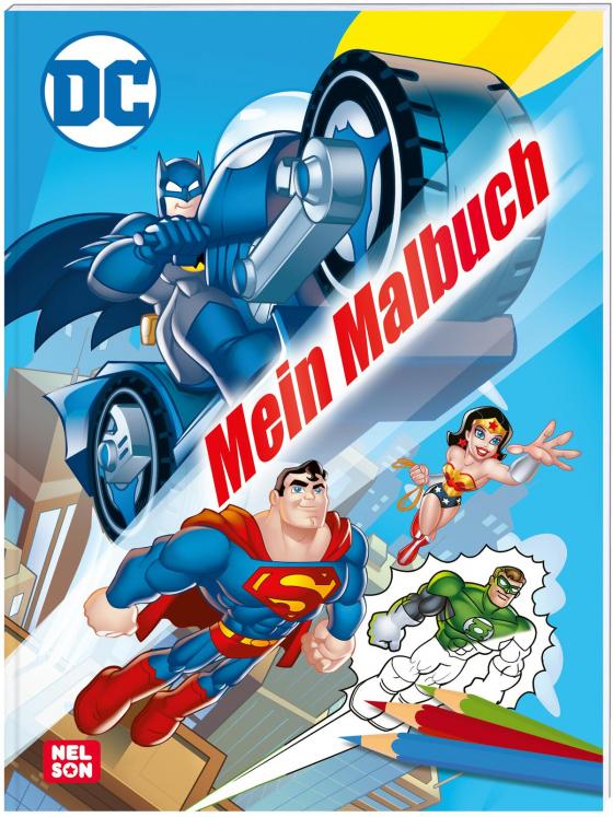 Cover-Bild DC Superhelden: Mein Malbuch