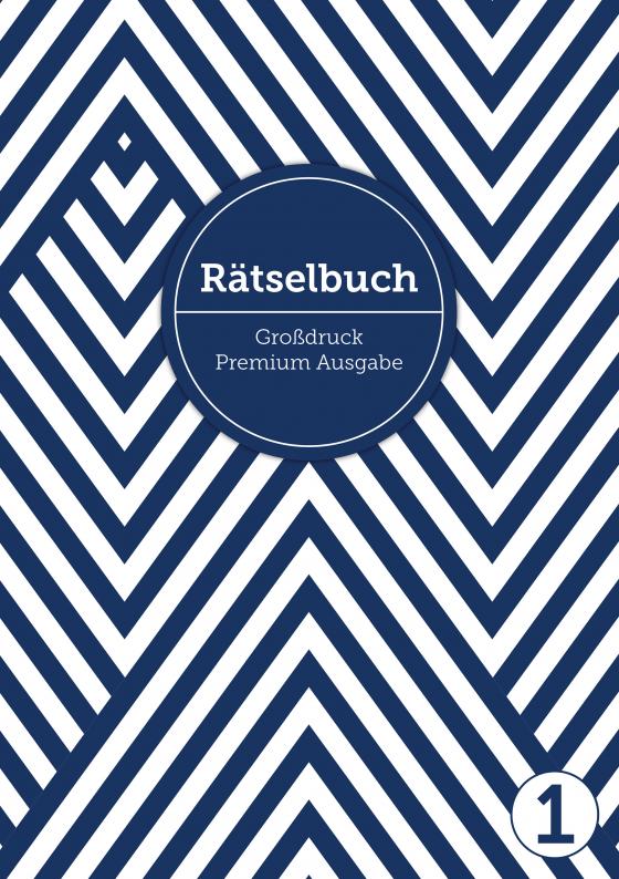 Cover-Bild Deluxe Rätselbuch/Rätselblock für Erwachsene und Senioren/Rentner mit Großdruck im DIN A4-Format