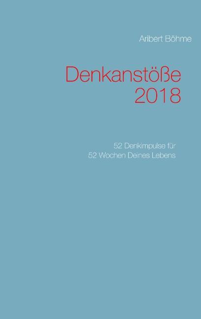 Cover-Bild Denkanstöße 2018