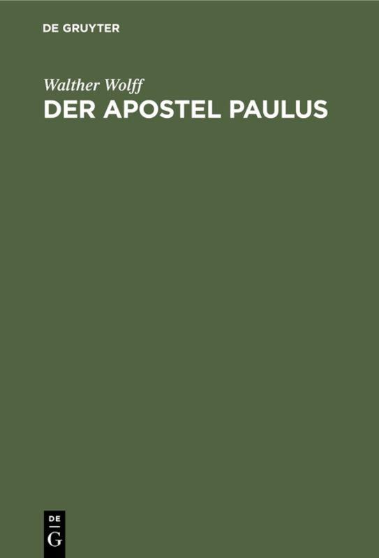 Cover-Bild Der Apostel Paulus