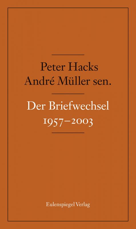 Cover-Bild Der Briefwechsel 1957-2003
