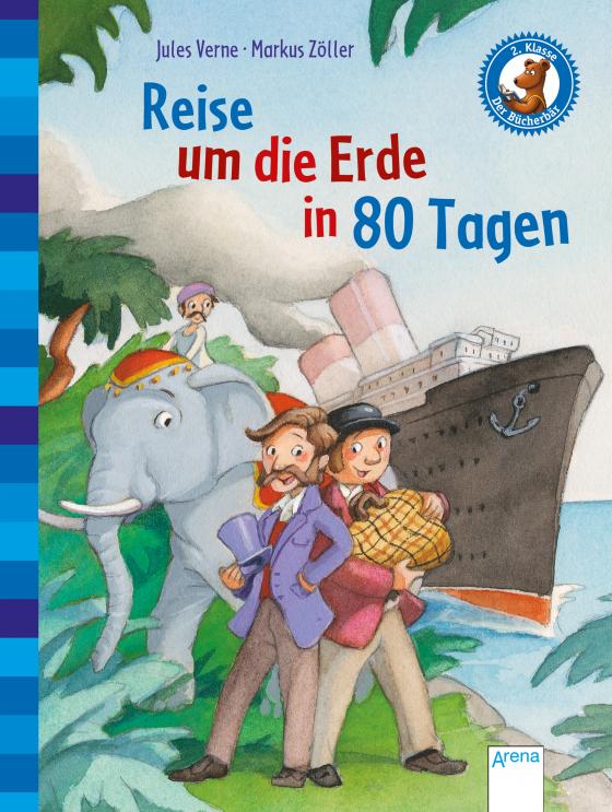 Cover-Bild Der Bücherbär. Erstlesebücher für das Lesealter 2. Klasse / Reise um die Erde in 80 Tagen