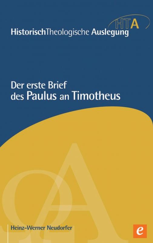 Cover-Bild Der erste Brief des Paulus an Timotheus