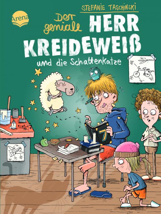 Cover-Bild Der geniale Herr Kreideweiß (2). Der geniale Herr Kreideweiß und die Schattenkatze