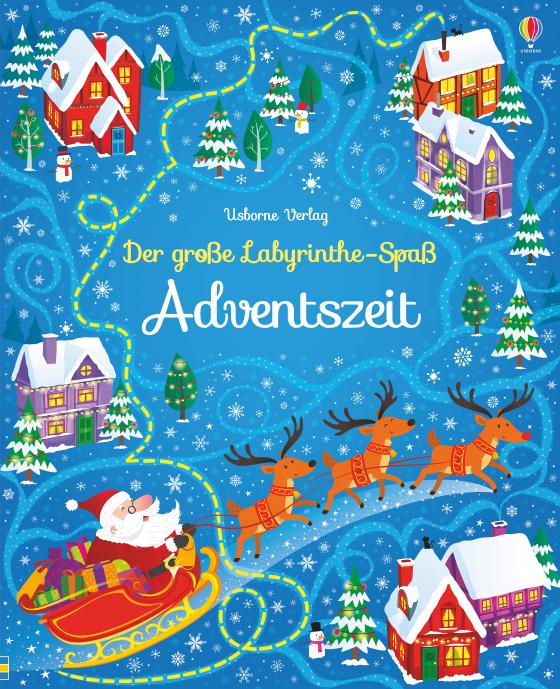 Cover-Bild Der große Labyrinthe-Spaß: Adventszeit
