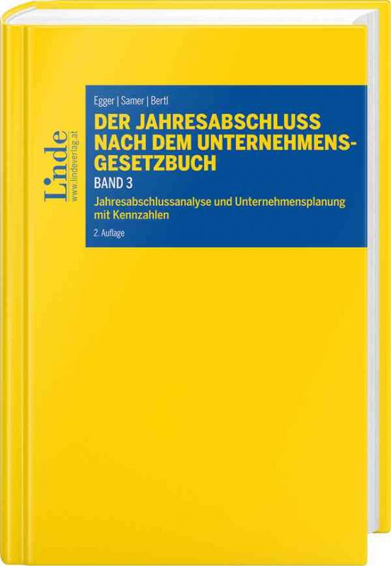 Cover-Bild Der Jahresabschluss nach dem Unternehmensgesetzbuch, Band 3