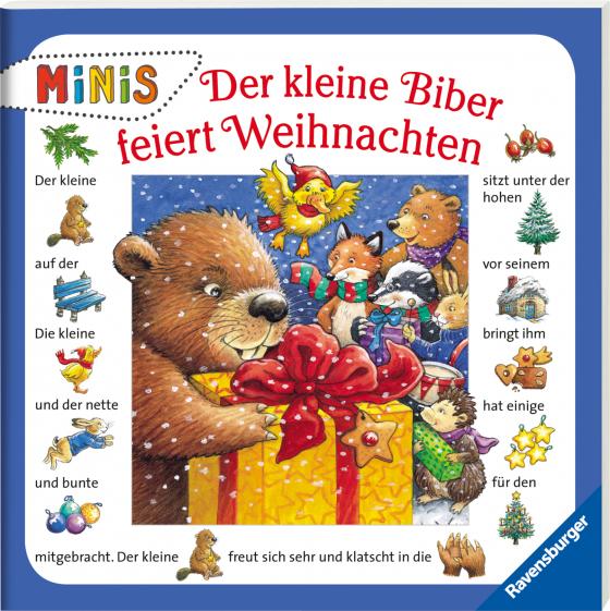 Cover-Bild Der kleine Biber feiert Weihnachten