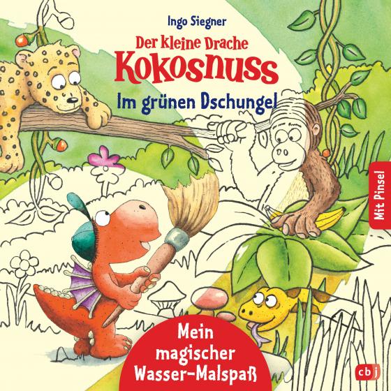 Cover-Bild Der kleine Drache Kokosnuss – Mein magischer Wasser-Malspaß - Im grünen Dschungel