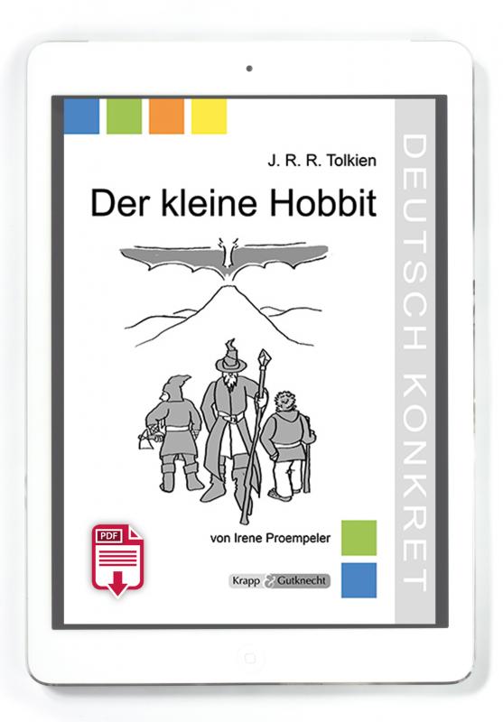 Cover-Bild Der kleine Hobbit – J.R.R. Tolkien – Lehrerheft PDF – Einzellizenz