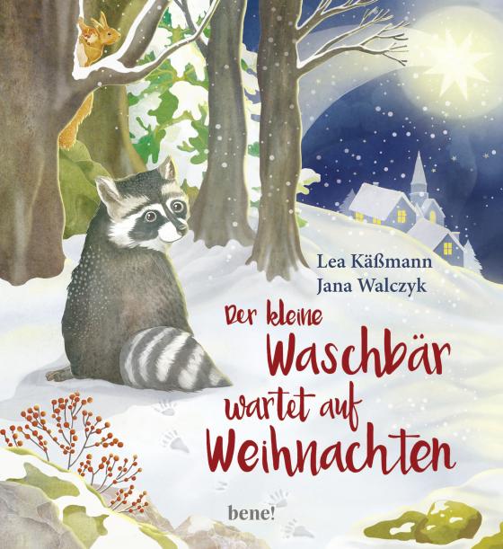 Cover-Bild Der kleine Waschbär wartet auf Weihnachten – ein Bilderbuch für Kinder ab 2 Jahren