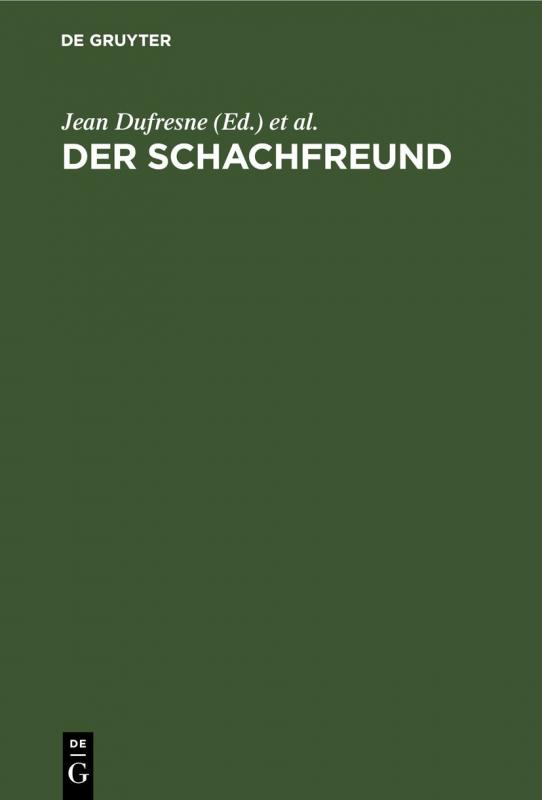 Cover-Bild Der Schachfreund