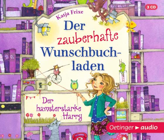 Cover-Bild Der zauberhafte Wunschbuchladen. Der hamsterstarke Harry (3 CD)