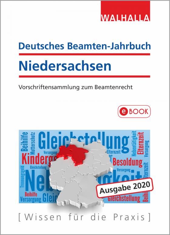 Cover-Bild Deutsches Beamten-Jahrbuch Niedersachsen Jahresband 2020