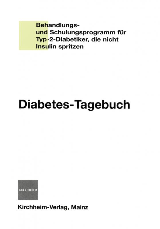 Cover-Bild Diabetes-Tagebuch