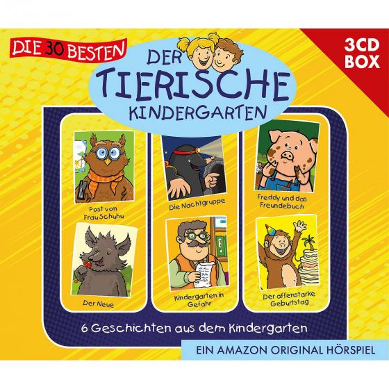 Cover-Bild Die 30 besten: Der tierische Kindergarten - 3CD Hörspielbox