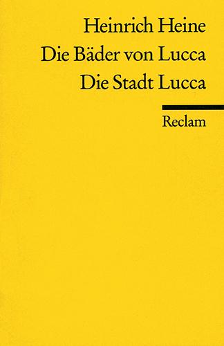 Cover-Bild Die Bäder von Lucca /Die Stadt Lucca