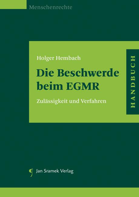 Cover-Bild Die Beschwerde beim EGMR